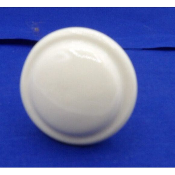 Ceramic Cabinet Knobs Cream Round  1 1/2" diam. Set of 6 knobs with screws - Picture 3 of 3